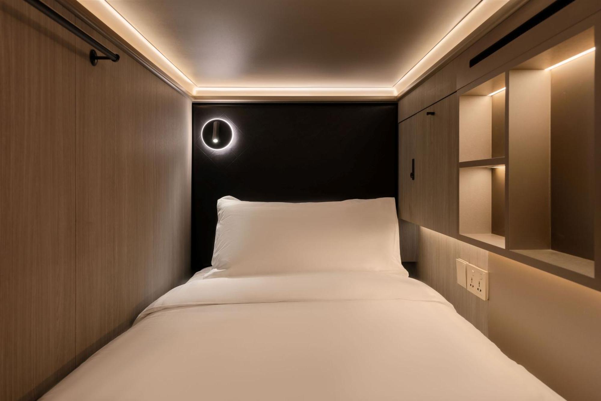 Cube Social Boutique Capsule Hotel At Boat Quay Singapour Chambre photo