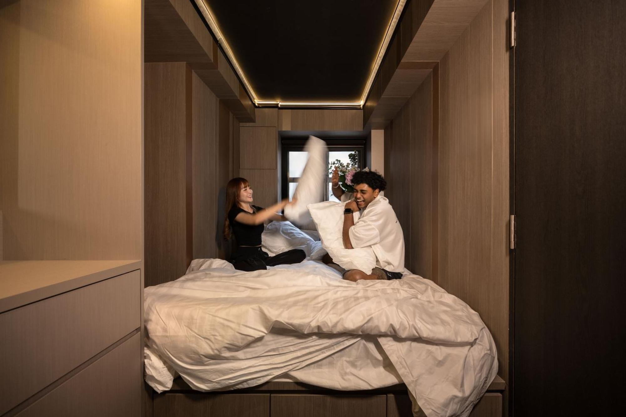 Cube Social Boutique Capsule Hotel At Boat Quay Singapour Extérieur photo